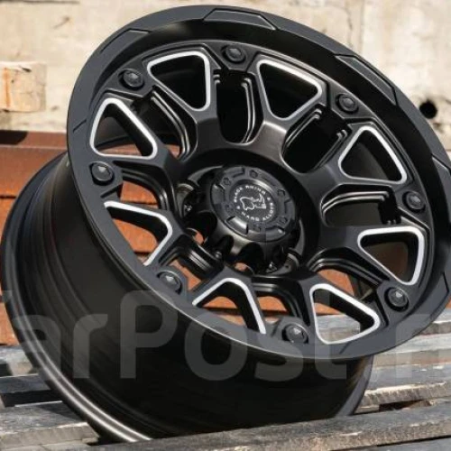 NEW! Комплект дисков FBX 155-7 R17 J9.0 ET+0 6*139.7 (R630) MLJ Black Rhino